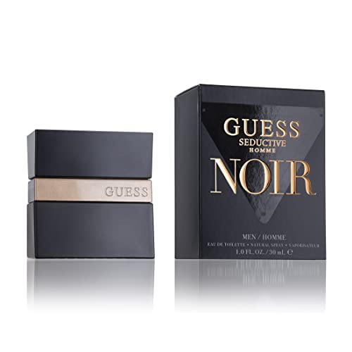 GUESS Seductive Noir for Men Eau de Toilette Spray - 1 Fl Oz Fragrance