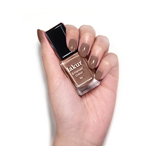 LONDONTOWN Lakur Nail Polish – Nude & Brown, Chip-Resistant