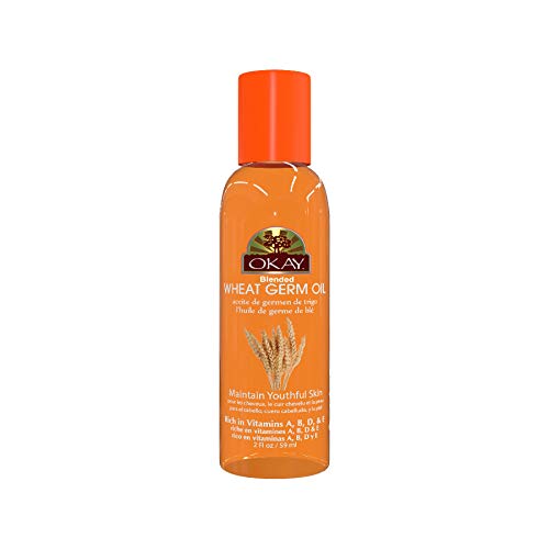 Okay | Blended Wheat Germ Oil | For Hair and Skin | 2 Ounce