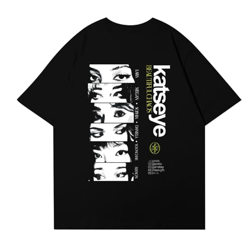 Katseye Graphic Tee Crewneck Short Sleeve Women's Shirt