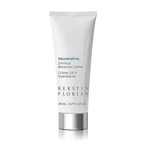 Kerstin Florian 24 Hour Moisture Creme | Travel Size | Anti Aging Face Moisturizer with Vitamin E | Hydrating Anti|Wrinkle Cream to Smooth Fine Lines | 0.7 fl oz