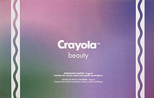 Crayola Beauty 10-Shade Eyeshadow Palette - Matte & Metallic