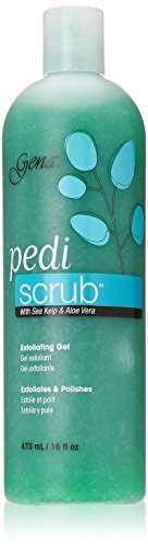 Gena Pedi Scrub Gel - Professional Exfoliating Foot Scrub, 16 fl oz