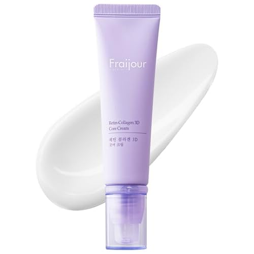 Fraijour Retin-Collagen 3D Core Cream ? Anti-Aging Cream with Retinal, 7 Collagens & 9 Peptides, Firms, Plumps & Smooths Skin, Reduces Pores & Fine Lines, For Sensitive Skin, 1.69 fl.oz.