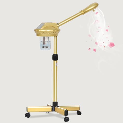 Professional Facial Steamer with Wheels, Ozone & 30-Min Timer