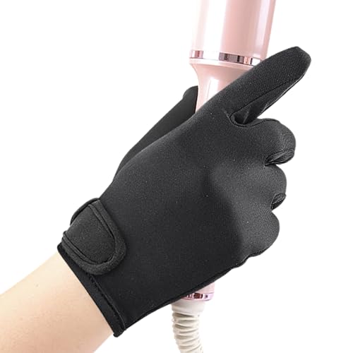 Heat Resistant Hair Styling Gloves for Curling Iron Flat Iron