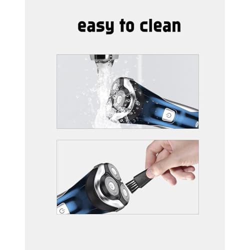 Replacement Blades for Electric Razor for Men, 9 Pack Replacement Heads for Shaver SWS7105 SWS7105BK, 2 Cleaning Brush