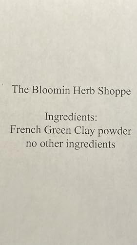 French Green Clay Powder 32oz - Natural Illite Mineral