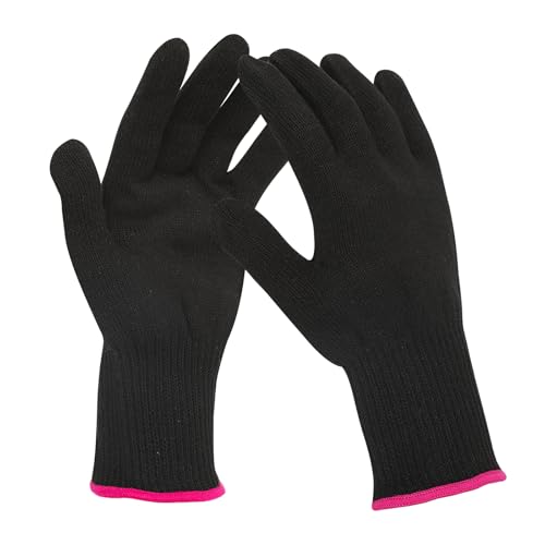 Heat Resistant Gloves - Professional Hair Styling Mitts (2 Pair)