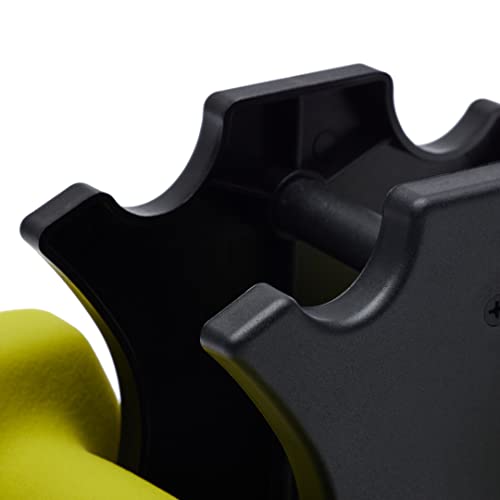 Amazon Basics Neoprene Dumbbell Set with Rack - 3, 5, 8 lbs Hand Weights for Exercise & Strength Training