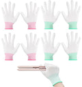 Heat Resistant Hair Styling Gloves, 4 Pairs M/S