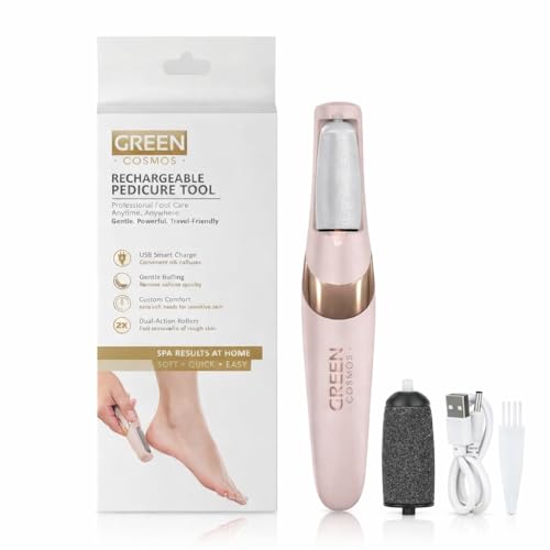 Rechargeable Electric Callus Remover for Feet - Green Cosmos Pedicure Tool