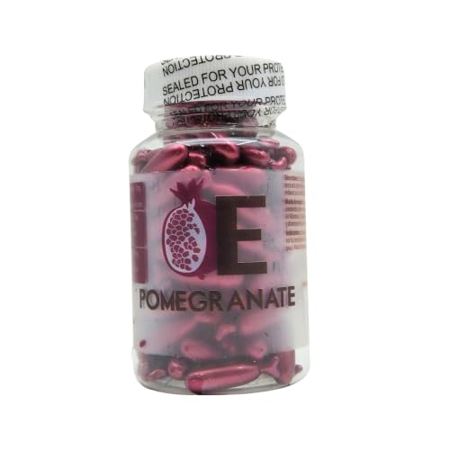 Pomegranate Skin Oil Capsules with Vitamin E - 90 Count