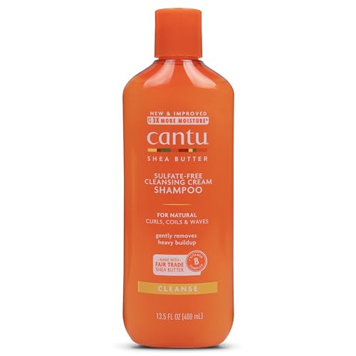 Sulfate-Free Cleansing Cream Shampoo with Shea Butter - 13.5 oz, Natural Hair