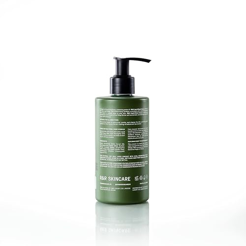 R&R Skincare Revive Liquid African Black Soap with Shea Butter ? Hydrating & Moisturizing for All Skin Types ? Deep Cleansing & Gentle Exfoliation ? Lemongrass ? 8.5 fl oz