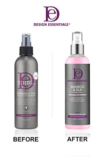 Design Essentials Bamboo & Silk Leave-In Conditioner with Thermal Protection – 8 Oz