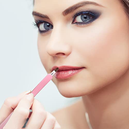 Retractable Lip Brush Applicator - Portable Lipstick Brush Tool