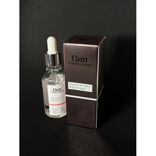 Geo Facial - Serum 5 in 1 - Facial serum with hialuronic acid, vitamin E, Vitamin C, Collagen, Niacinamide avoid acne, dark spots, correct skin tone, maximum hidration
