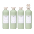 ASEVAT 13.5oz Travel Shampoo Bottles Set of 4 - Leak Proof