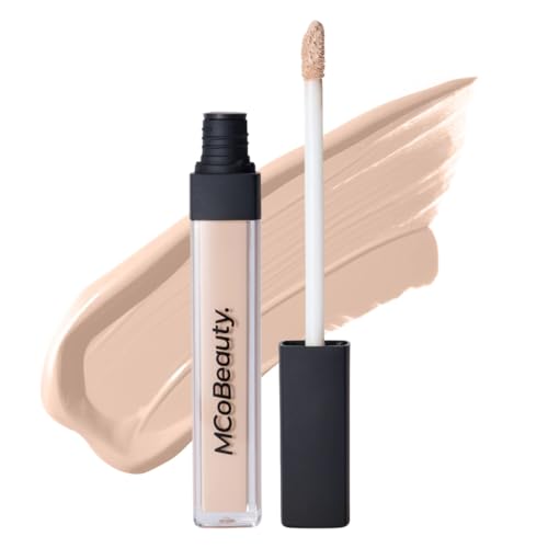 MCoBeauty - Brighten & Perfect Cream Concealer - 2 Light Fair - Hydrating Corrector Medium Coverage Blemish & Under Eye Concealer - With Vitamin E, Hyaluronic Acid & Aloe Vera