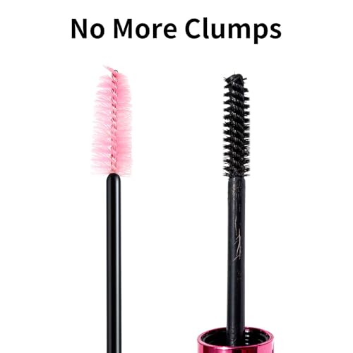 Tifanso 500PCS Disposable Lash Spoolies - Professional Eyelash & Eyebrow Brushes