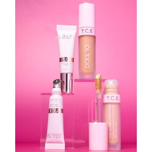 T.C.E This Covers Everything Super Coverage Concealer With Peptides (Light, 0.33 oz)