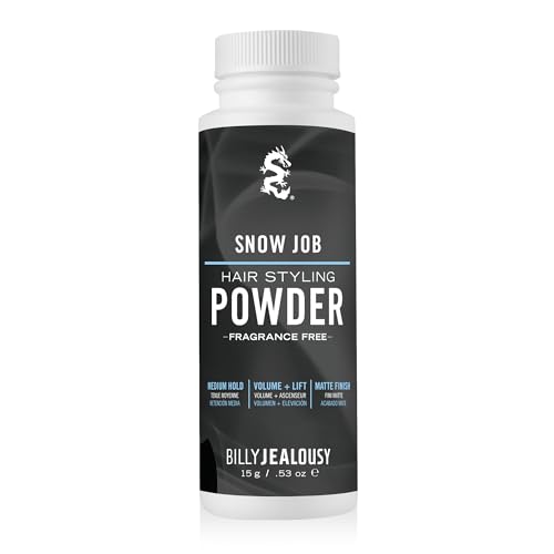 Billy Jealousy Snow Job Hair Styling Powder for Men - Volume & Texture