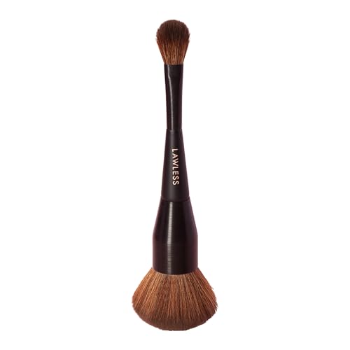 LAWLESS Women's Dual Ended Powder Brush, 1 Count