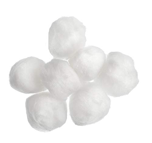 Swisspers Organic Cotton Balls - 80 Count Pack of 1, Natural & Biodegradable