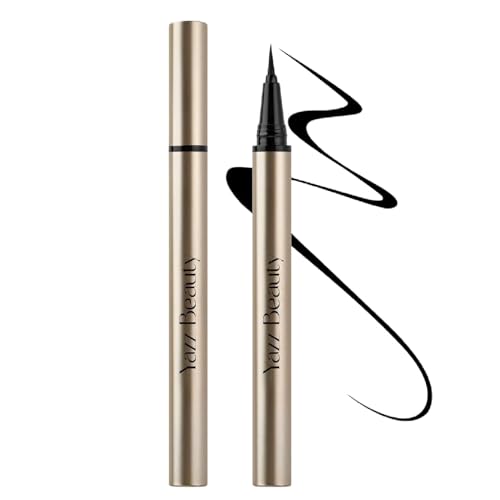 YazzBeauty Waterproof Smudge-Proof Liquid Eyeliner Pen ? Long-Lasting Matte Black, Quick Dry, Precise Tip for Bold & Defined Eyes, All-Day Wear, Sweat & Humidity Resistant