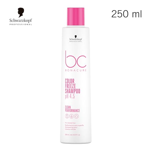 BC BONACURE pH 4.5 Color Freeze Micellar Silver Shampoo, 8.5-Ounce