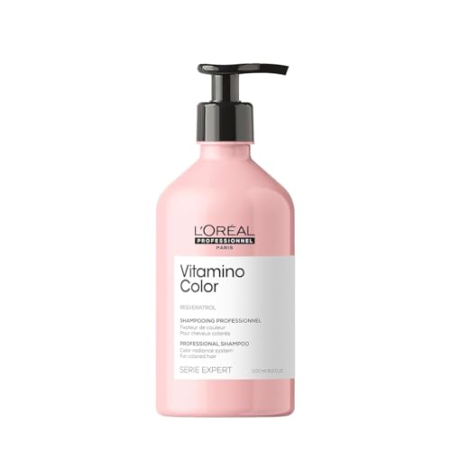 L'Oreal Professionnel Paris Vitamino Color Shampoo - Protects & Preserves Hair Color, Prevents Damage, Adds Vibrancy & Enhances Shine