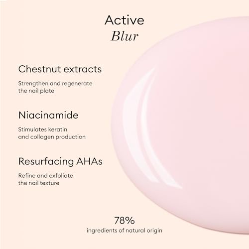 Manucurist Active Blur Powder Pink Matte Nail Strengthener Polish