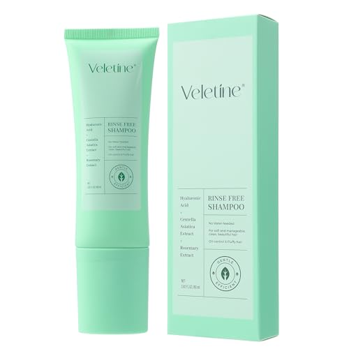 Travel-Size No Rinse Shampoo for Fresh, Clean Hair - 80ml