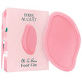 Bare August Glass Foot File & Callus Remover - Pedicure Heel Scraper