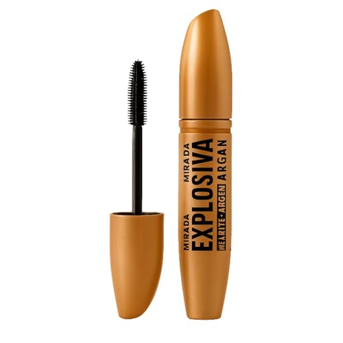 Im Natural Volumizing Black Mascara with Argan Oil - Explosive Look for Eyelashes, 0.46 oz, Mascara Makeup for Lush Lashes, Long-Lasting and Smudge-Proof
