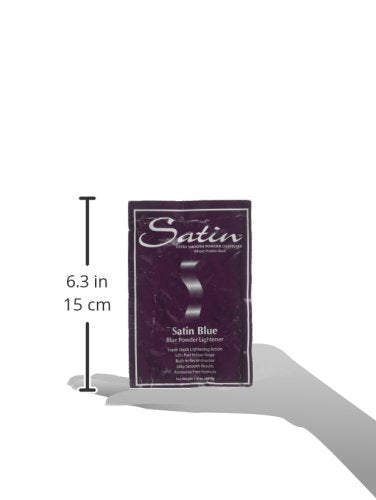 Satin Blue Powder Lightener for Hair Bleaching 1 oz - Gentle & Repairing
