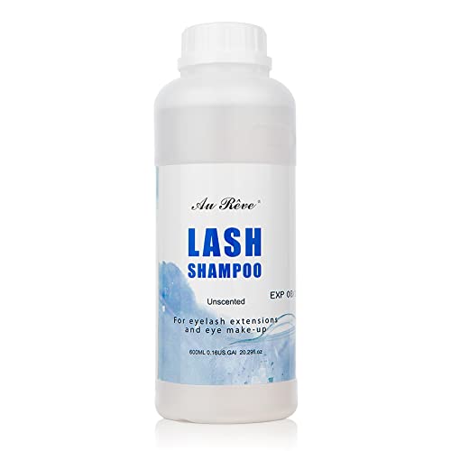 Gentle Eyelash Extension Cleanser - 600ml Lash Shampoo Foam