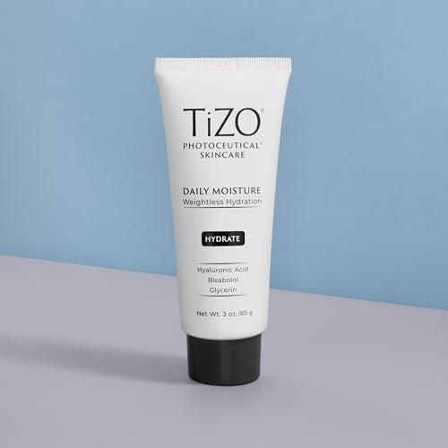 TIZO Photoceuticals Daily Moisture | Lightweight Formula | Ultra Hydrating | Hyaluronic Acid | Bisabolol | For All Skin Types | 3 oz