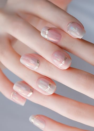 ohora Semi Cured Gel Nail Strips - Pink Mermaid