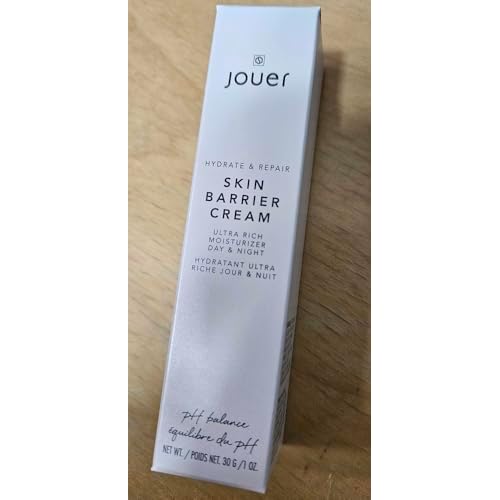 Jouer Skin Barrier Cream - Skin Barrier Repair Moisturizer - Hydrating Hyaluronic Acid, Wrinkle Cream- Anti Aging Night Routine with Alpha Lipoic Acid and Coq10-2 oz