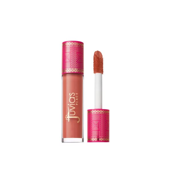 Juvia's Place Lip Gloss Rich-Nude Liquor High Shine Bronzed Honey Rose, Long Lasting, Glides on Richly and Smoothly, 16 oz