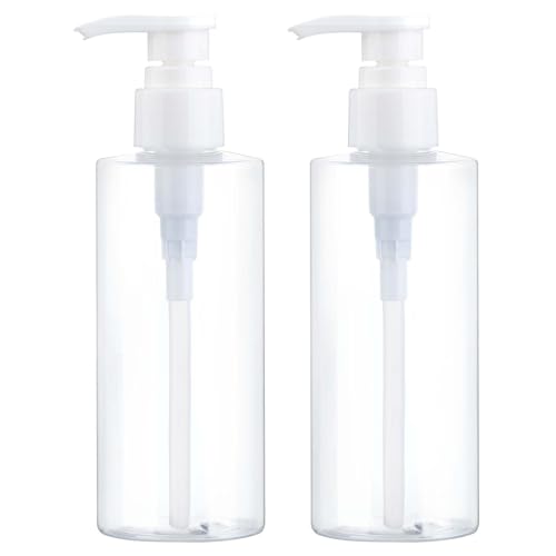 Refillable Pump Bottles 6.7oz 2-Pack | Leak-Proof Dispenser