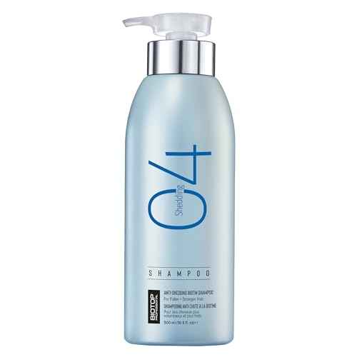 Biotop Professional 04 Hair Loss Shampoo - Made with Biotin, Red Clover and Citric Acid - Strengthening for Hair Repair - For Shedding or Thinning Hair - 16.9 oz