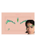 Poison Ivy Face Jewels Stick-On Festival Headpiece