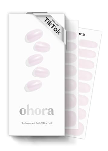 ohora Semi Cured Gel Nail Strips - N Glazed Donut, 30 Pieces