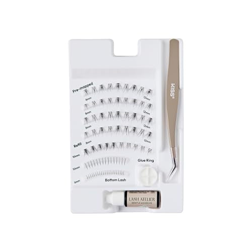 KISS Lash Atelier Natural Lash Extension Kit - 46 Clusters
