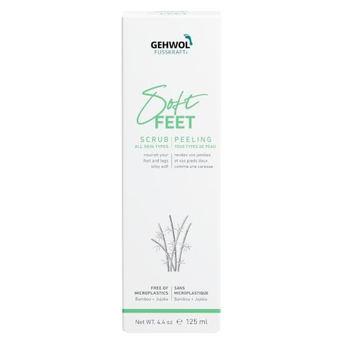 GEHWOL Soft Feet Scrub - Exfoliating Foot Scrub with Bamboo & Honey (4.4 oz)