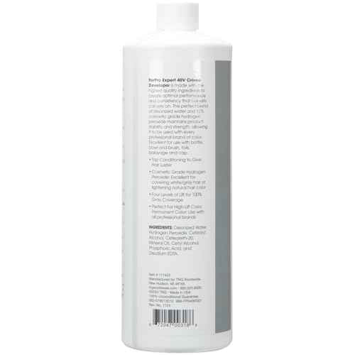 ForPro Expert 40 Volume Cr?me Developer for Hair Lightening, Gray Coverage & Color Deposit with Maximum Lift, 32 Fl Oz
