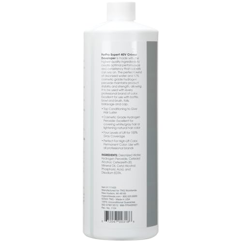 ForPro Expert 40 Volume Crème Developer, 32 fl oz